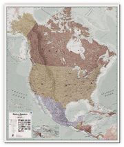 CT00700_L_CANVA - Executive North America Wall Map Political