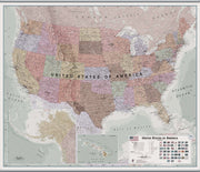 CM00702_L_LAMHB - Executive USA Wall Map