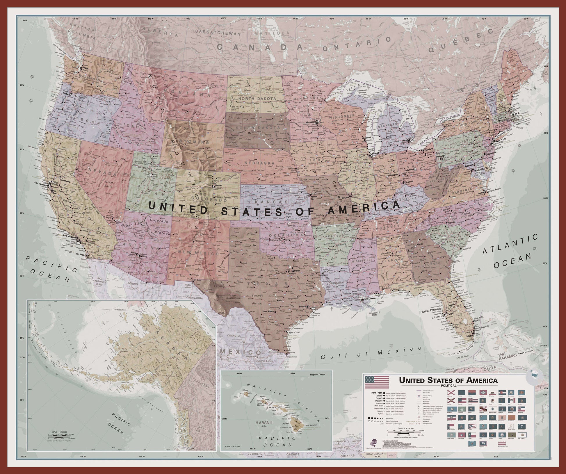 CM00702_L_LBDOK - Executive USA Wall Map