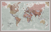 WM00671_M_PINAL - Executive World Wall Map Political