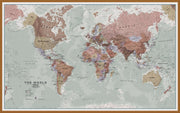 WM00671_L_WDTEA - Executive World Wall Map Political