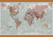 WM00671_M_CWDHB - Executive World Wall Map Political
