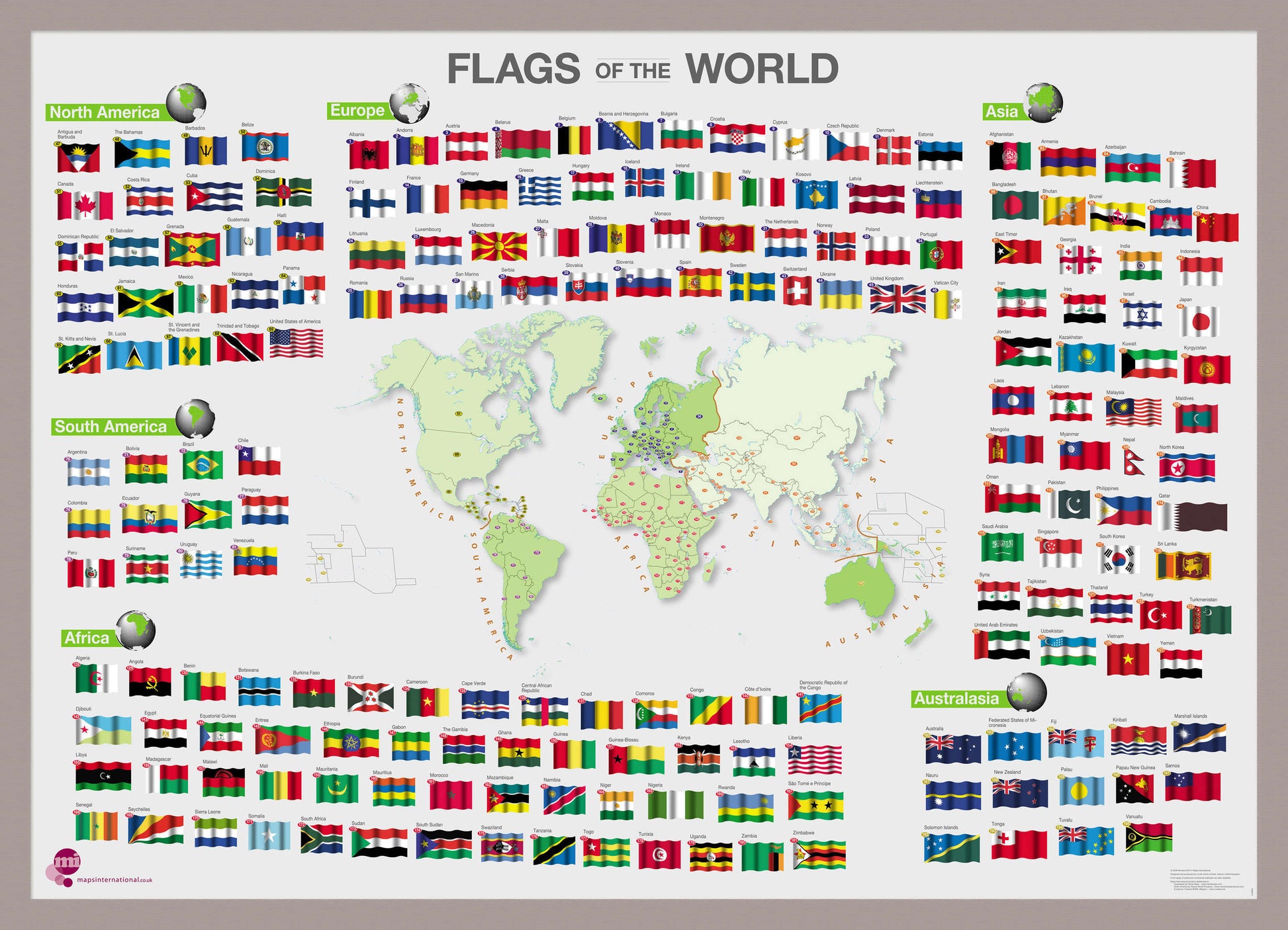 WM00010_M_MGFAL - Flags of the World poster