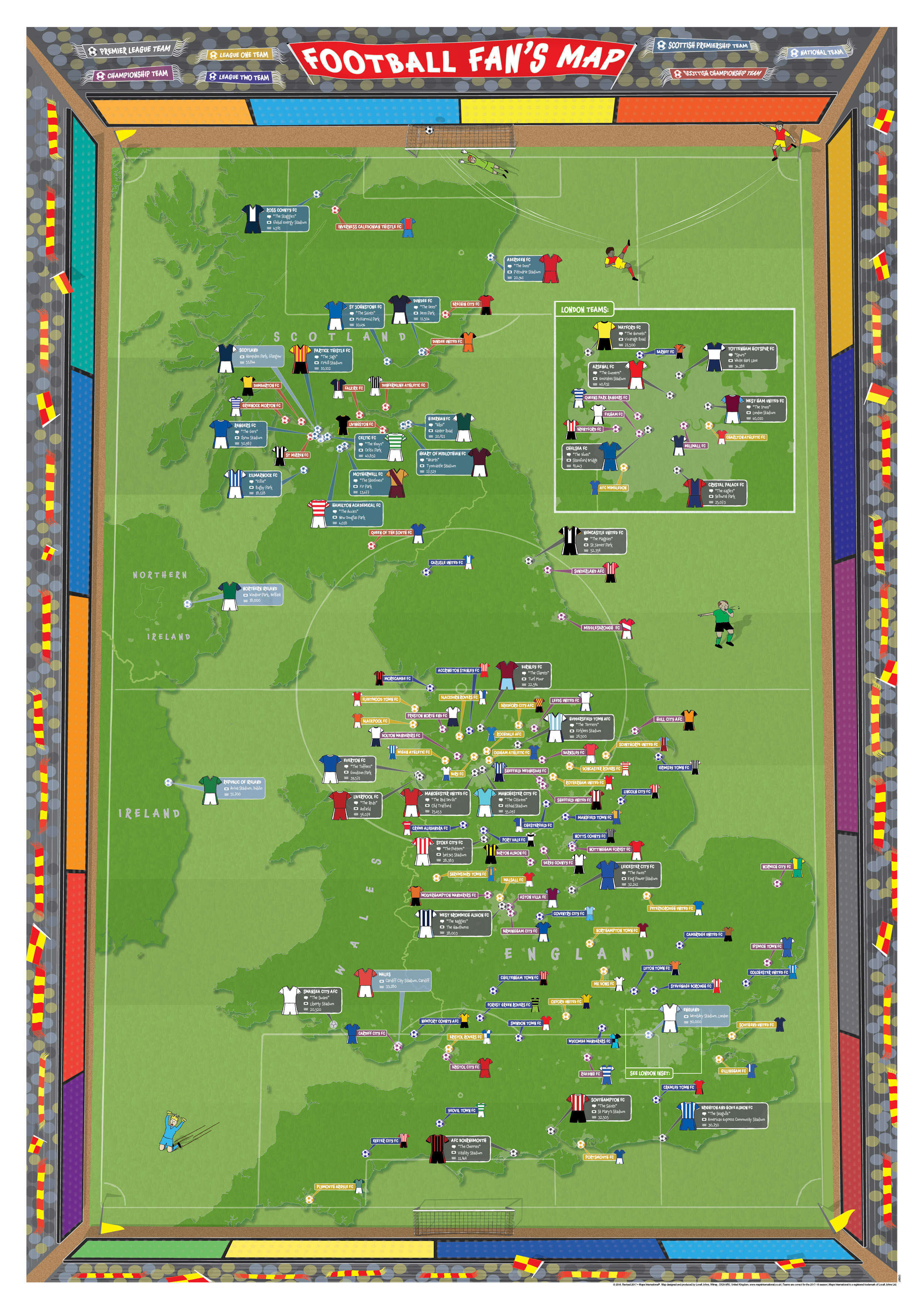 UK00887_L_LAMIN - Football Fan's Stadium Map