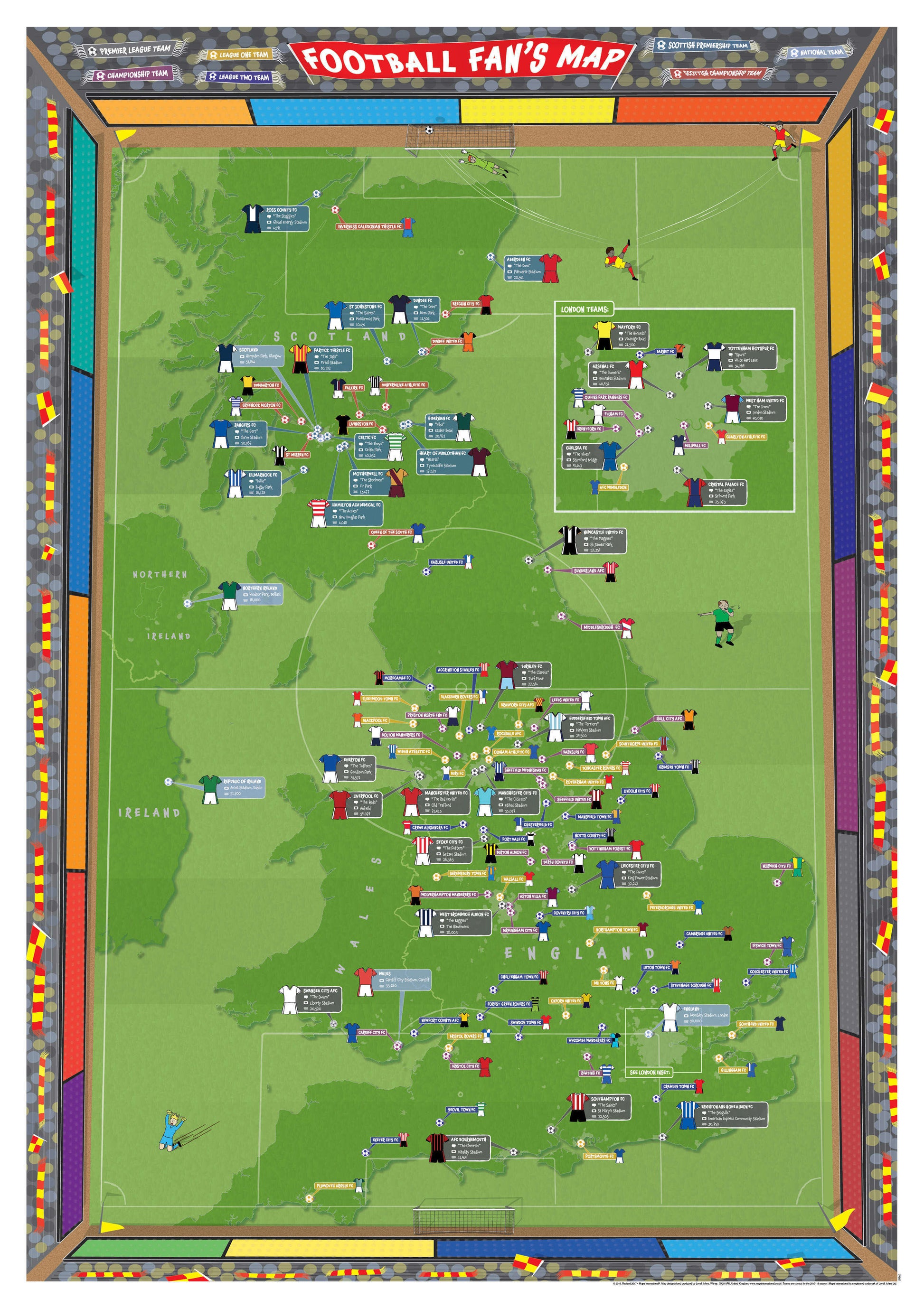 UK00887_L_PAPER - Football Fan's Stadium Map
