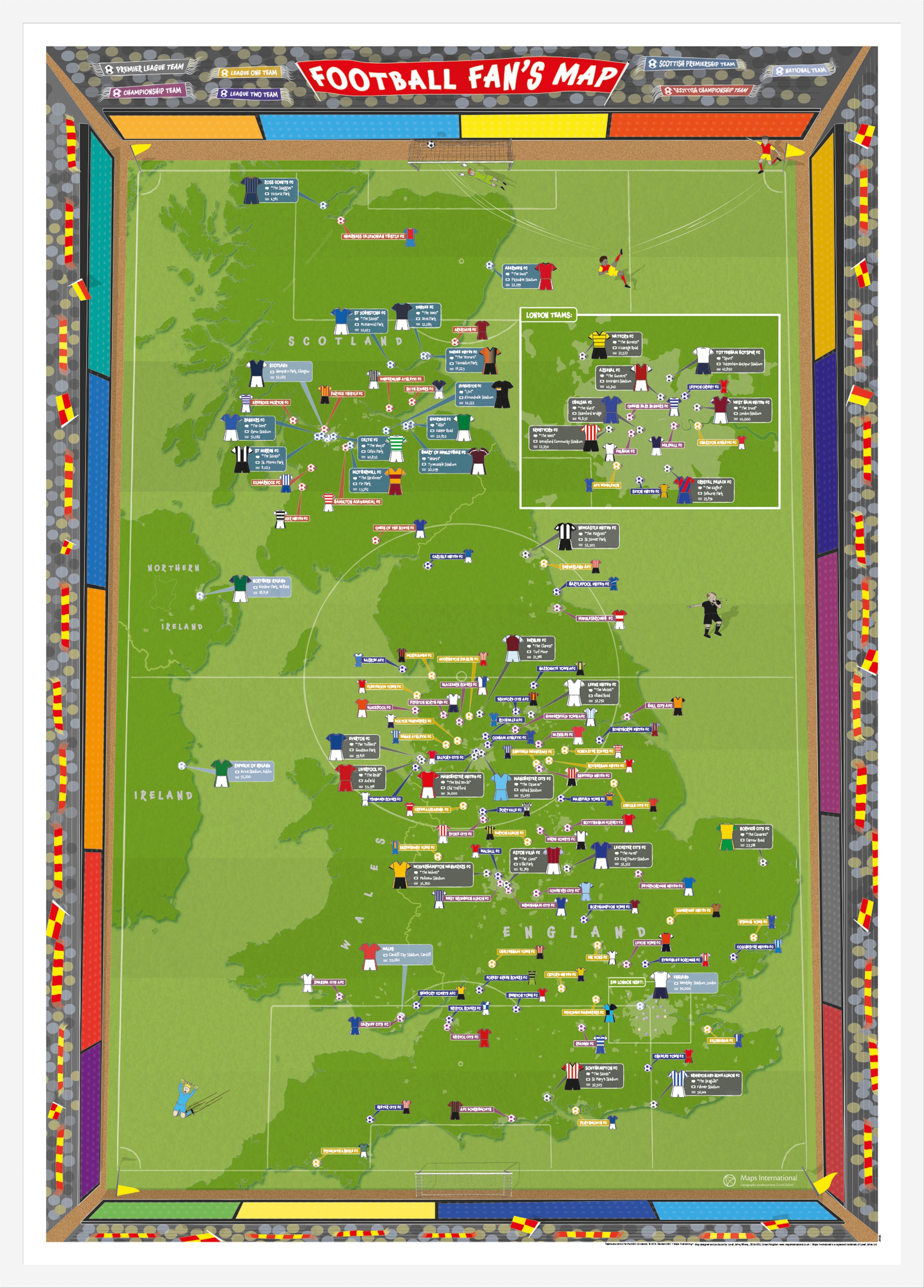 UK00887_L_WDWHI - Football Fan's Stadium Map