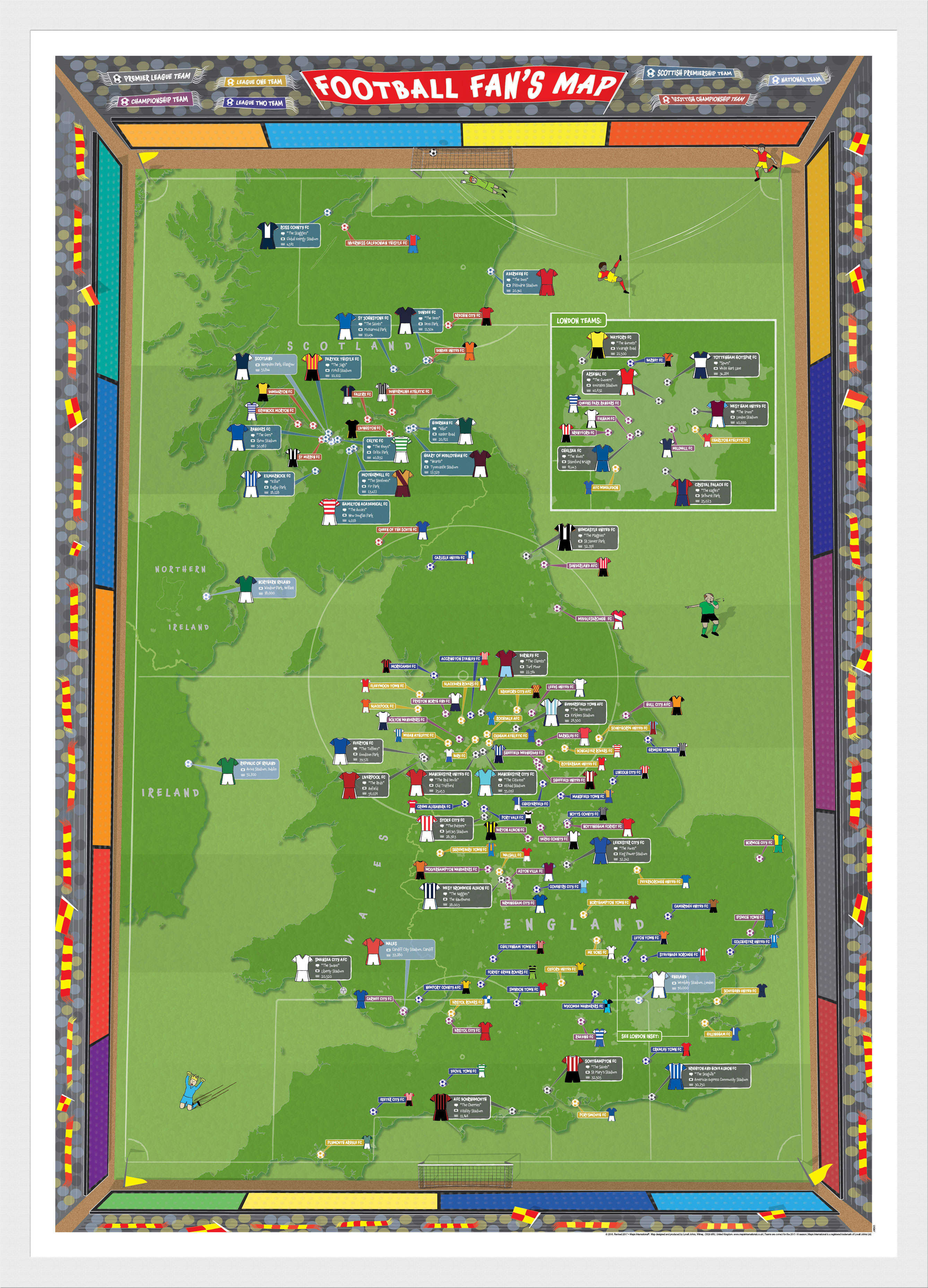UK00887_M_BWWHI - Football Fan's Stadium Map
