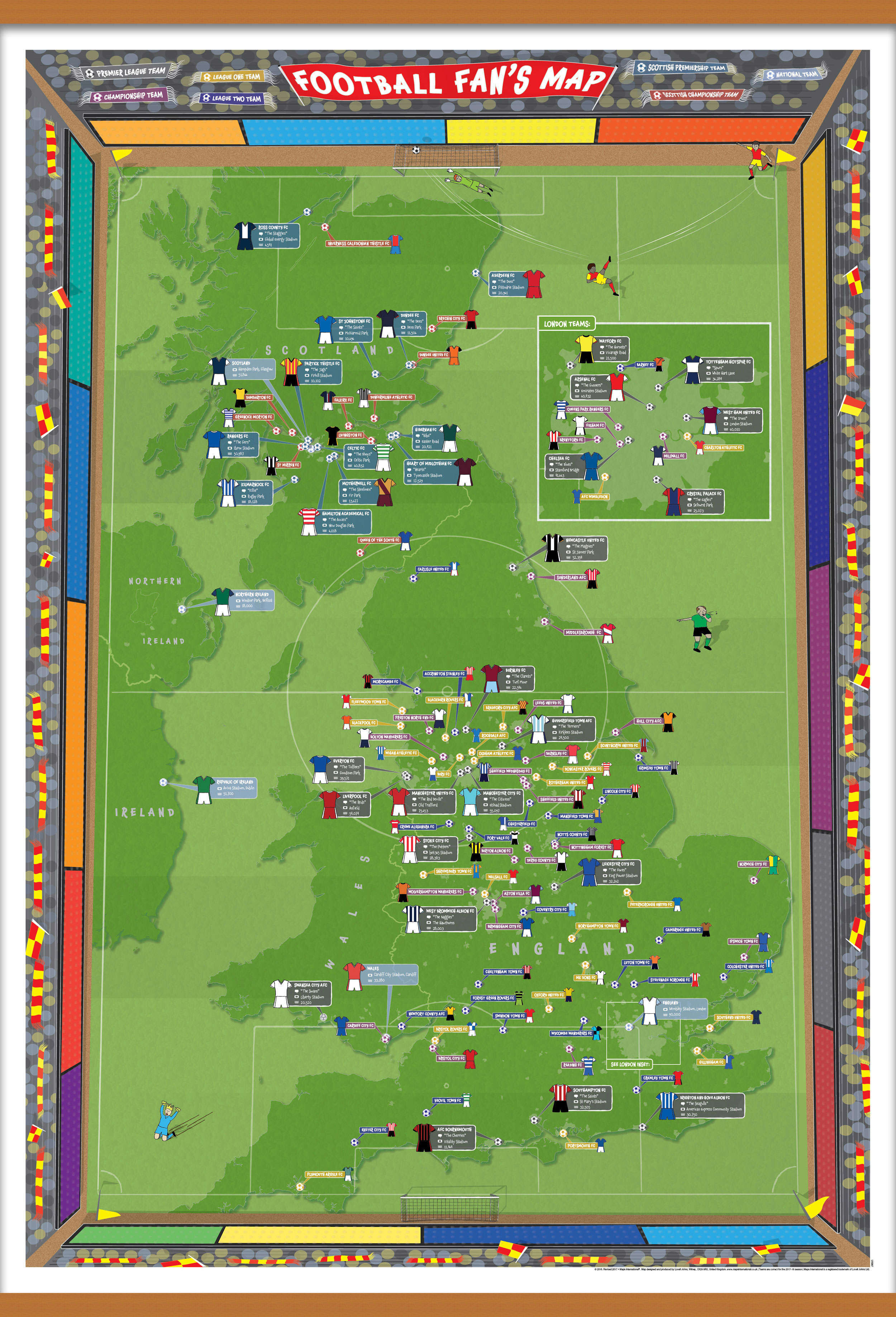 UK00887_L_LWDHB - Football Fan's Stadium Map