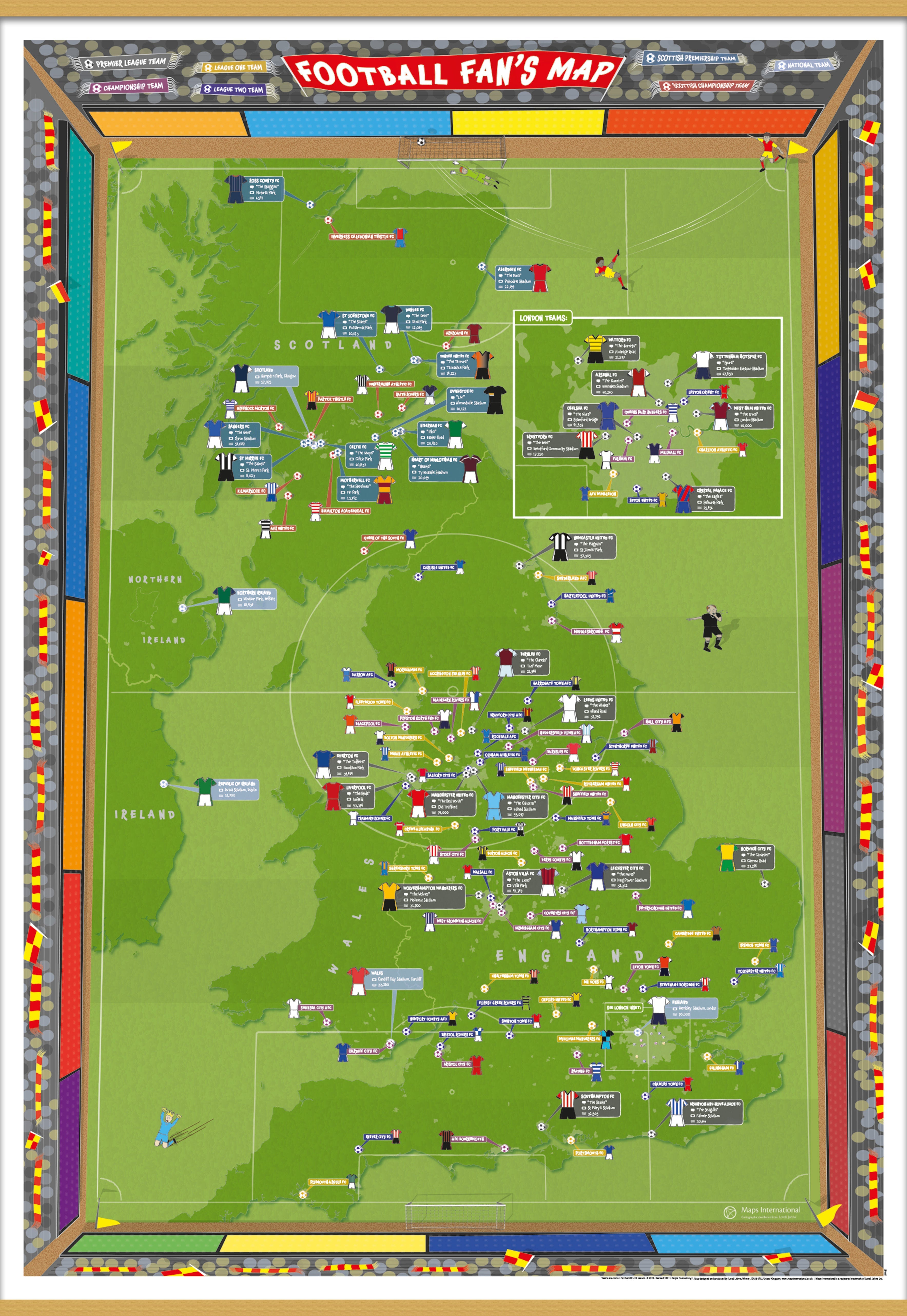 UK00887_L_LWDHB - Football Fan's Stadium Map