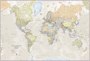 WM01165_H_MURAL - Giant World Map Mural - Classic