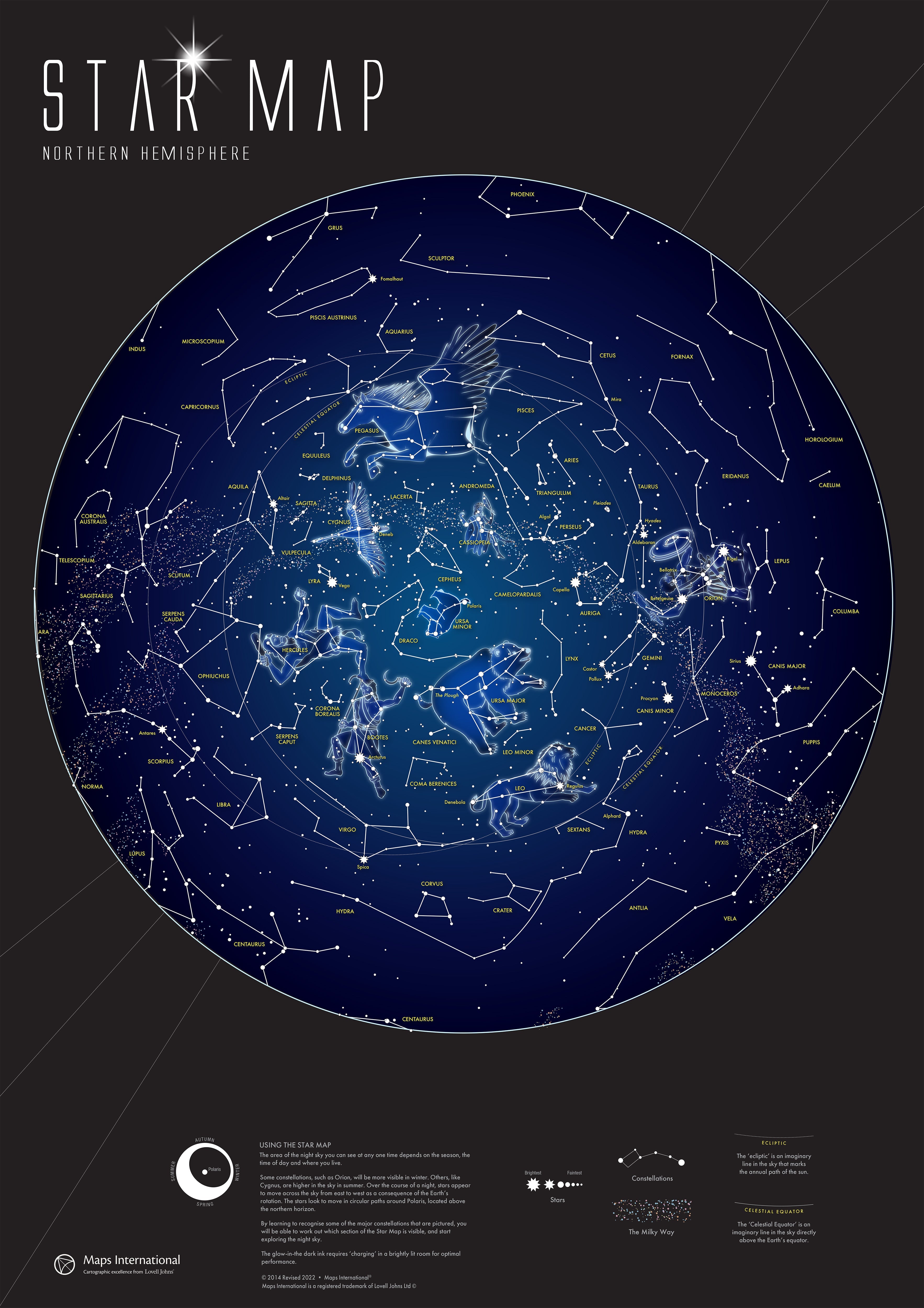 WM01108_M_SILKP - Glow in the Dark Star Map