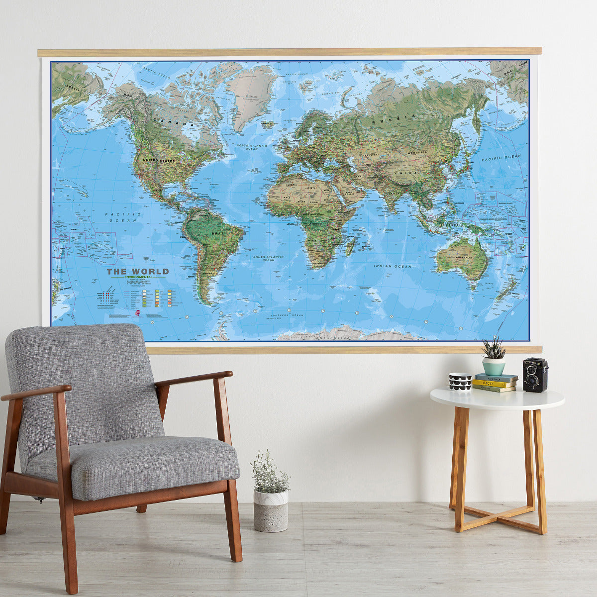 WM00008_H_LWDHB - World Wall Map Environmental