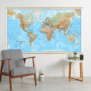 WM00912_H_LWDHB - Topographic Map of the World