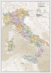 CM01746_S_FSLAM - Italy Classic Wall Map