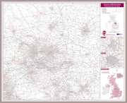 UK00774_L_LBDAL - Leeds and Bradford Postcode Sector Map