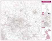 UK00774_L_LMBRD - Leeds and Bradford Postcode Sector Map