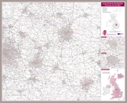 UK00775_L_LBDAL - Leicester and Coventry Postcode Sector Map
