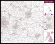 UK00775_L_LBDBL - Leicester and Coventry Postcode Sector Map