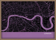 LS01555_3_WDOAK - London City Street Map Print Mauve