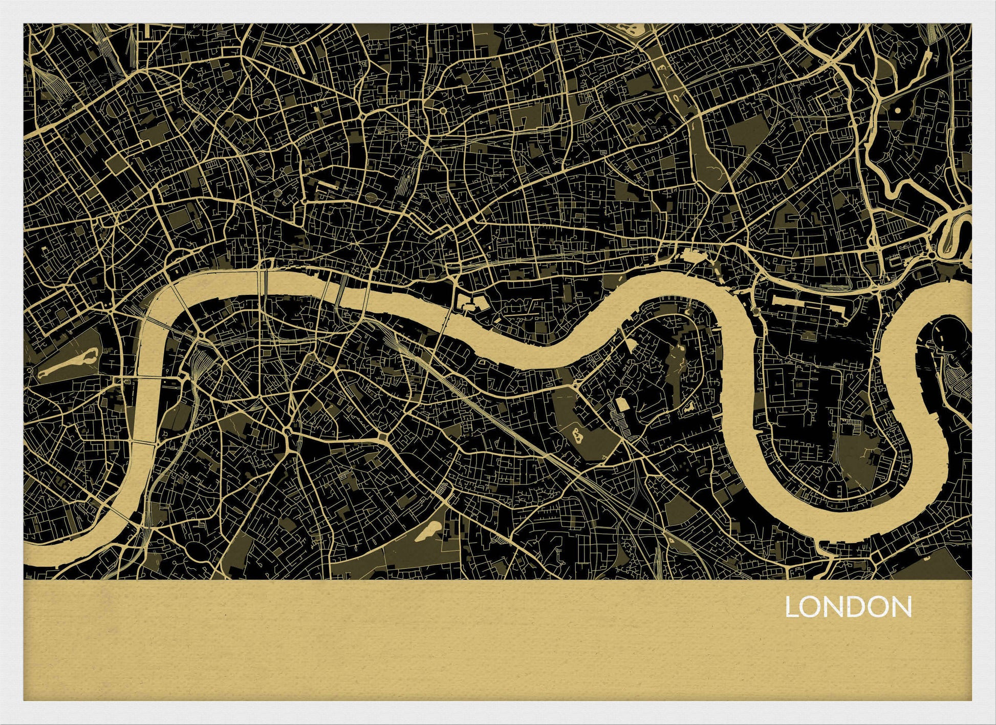 LS01564_3_WDWHI - London City Street Map Print Straw
