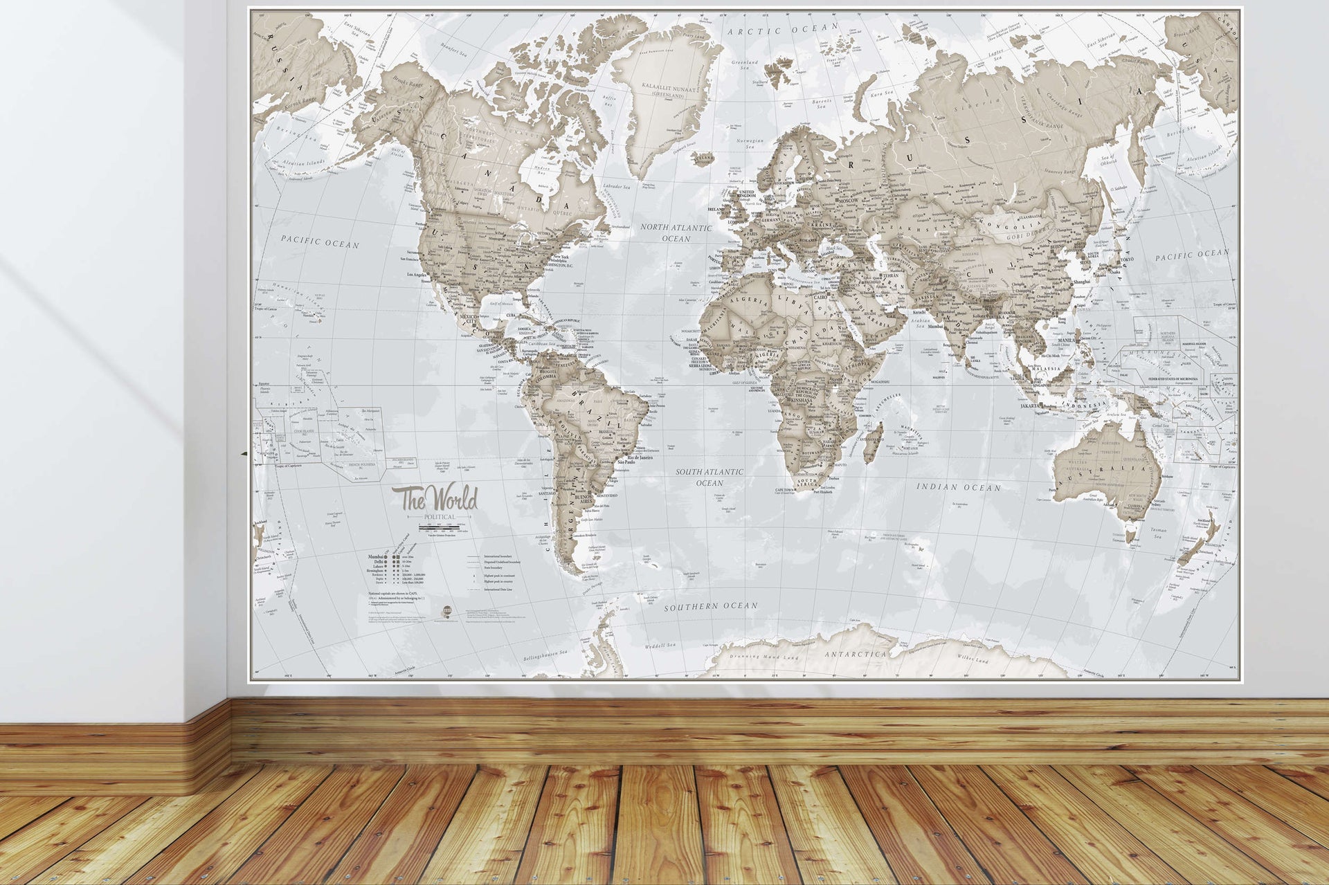 WM01633_H_MURAL Giant World Map Mural