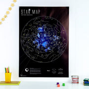 WM01108_M_SILKP - Glow in the Dark Star Map