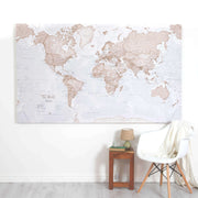 WM00275_H_CANVA - The World Is Art - Wall Map Neutral