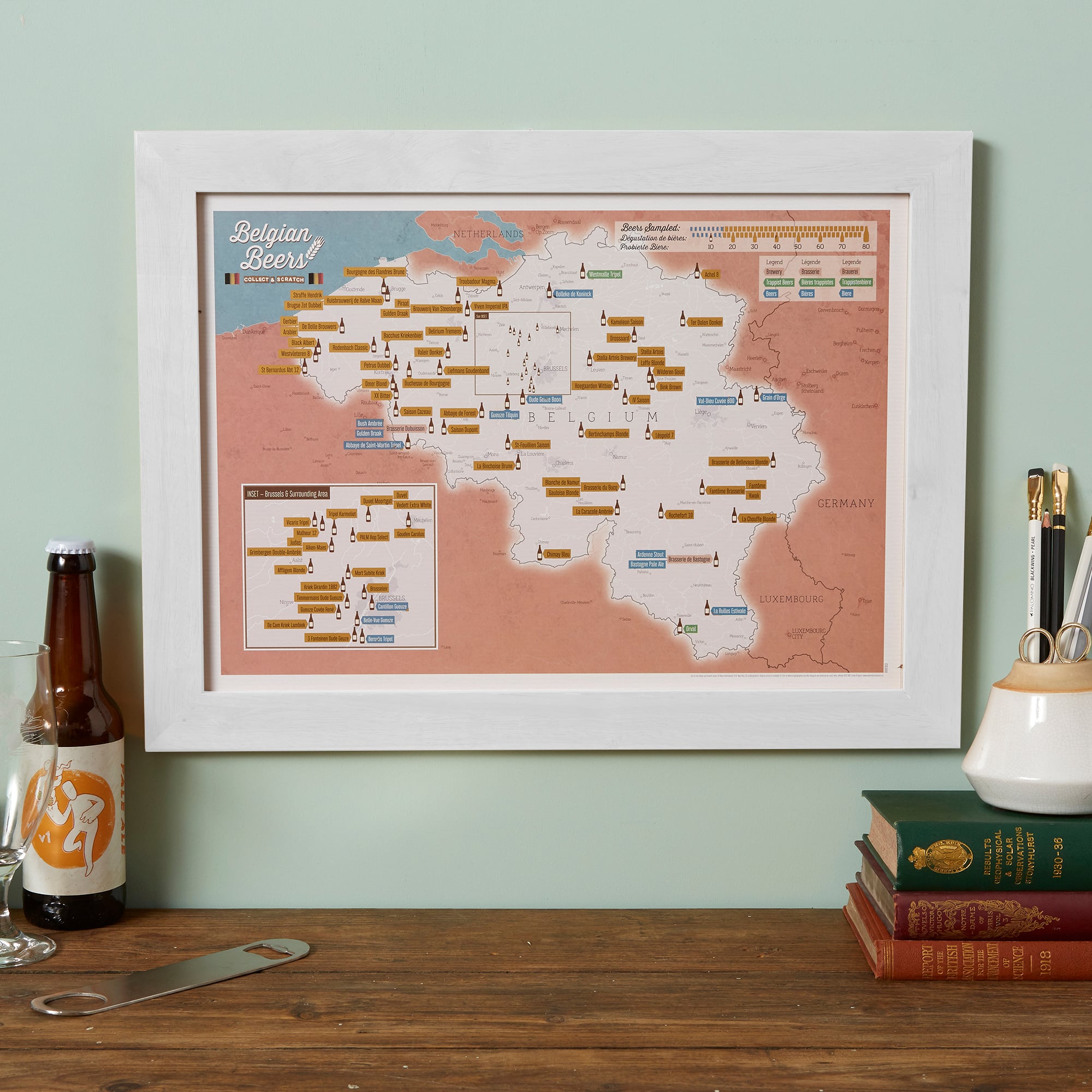 CT01659_3_BWWHI - Scratch Off Belgium Beers Print