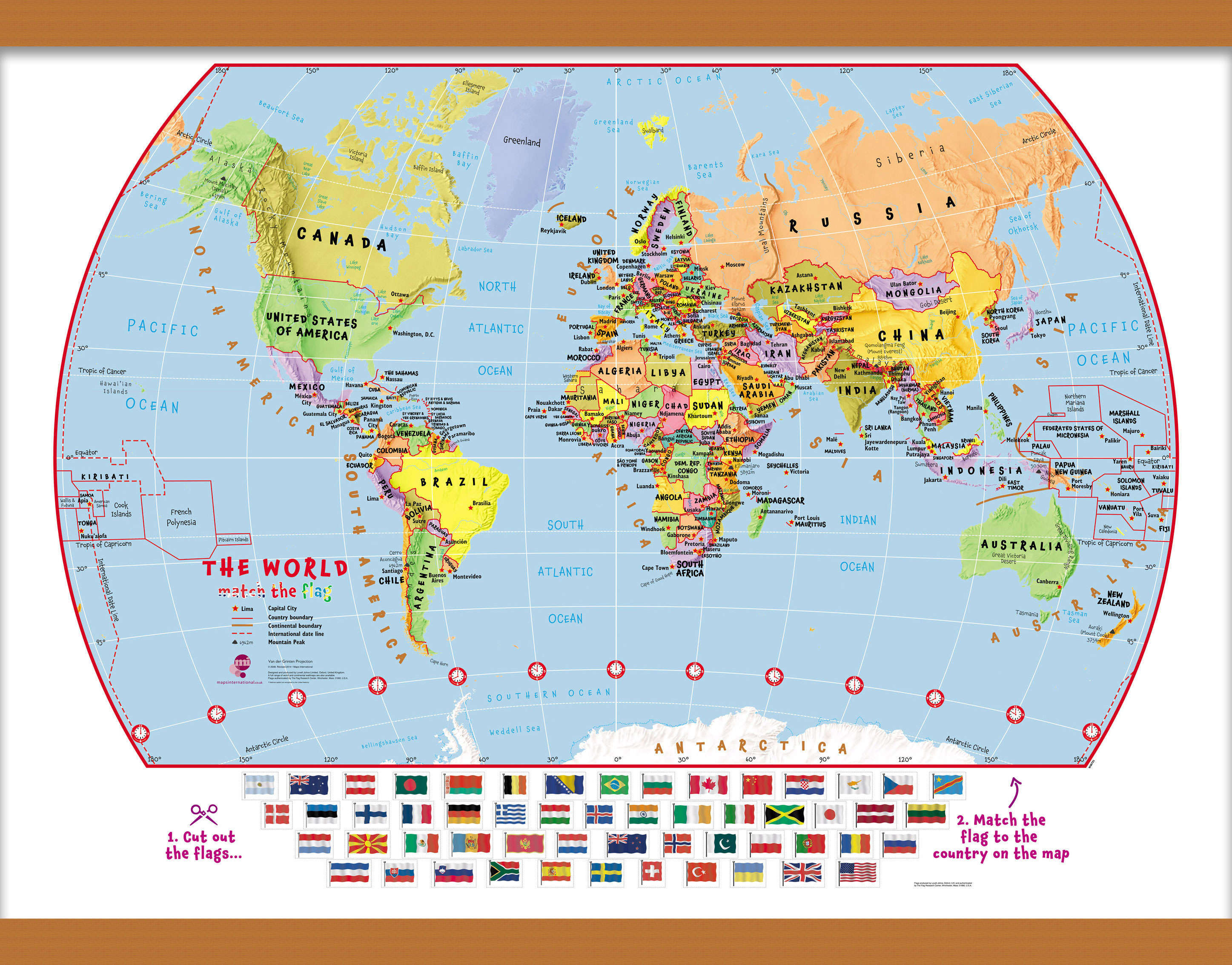 WM00791_M_LWDHB - Match The Flags World Map