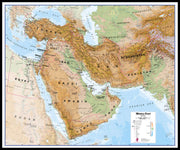 CT00799_H_LBDBL - Middle East Wall Map Physical