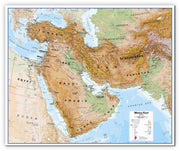 CT00799_M_CANVA - Middle East Wall Map Physical