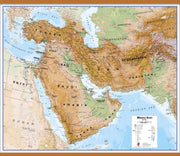 CT00799_L_LWDHB - Middle East Wall Map Physical