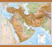 CT00799_M_LWDHB - Middle East Wall Map Physical