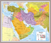 CT00798_M_PINAL - Middle East Wall Map Political
