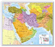 CT00798_M_CANVA - Middle East Wall Map Political