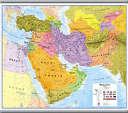 CT00798_M_LAMHB - Middle East Wall Map Political
