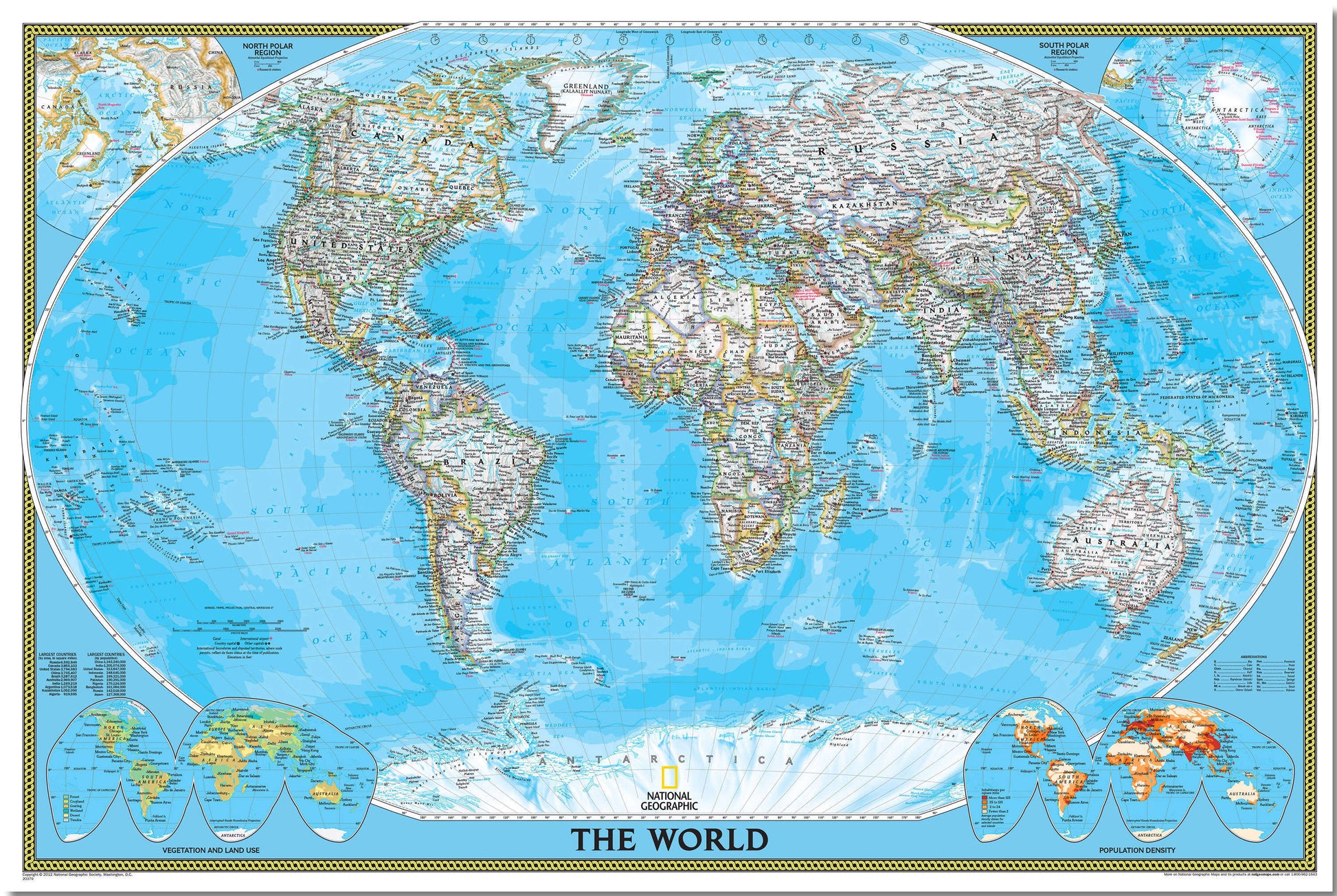 NG01093_L_LMBRD - National Geographic World Classic Map