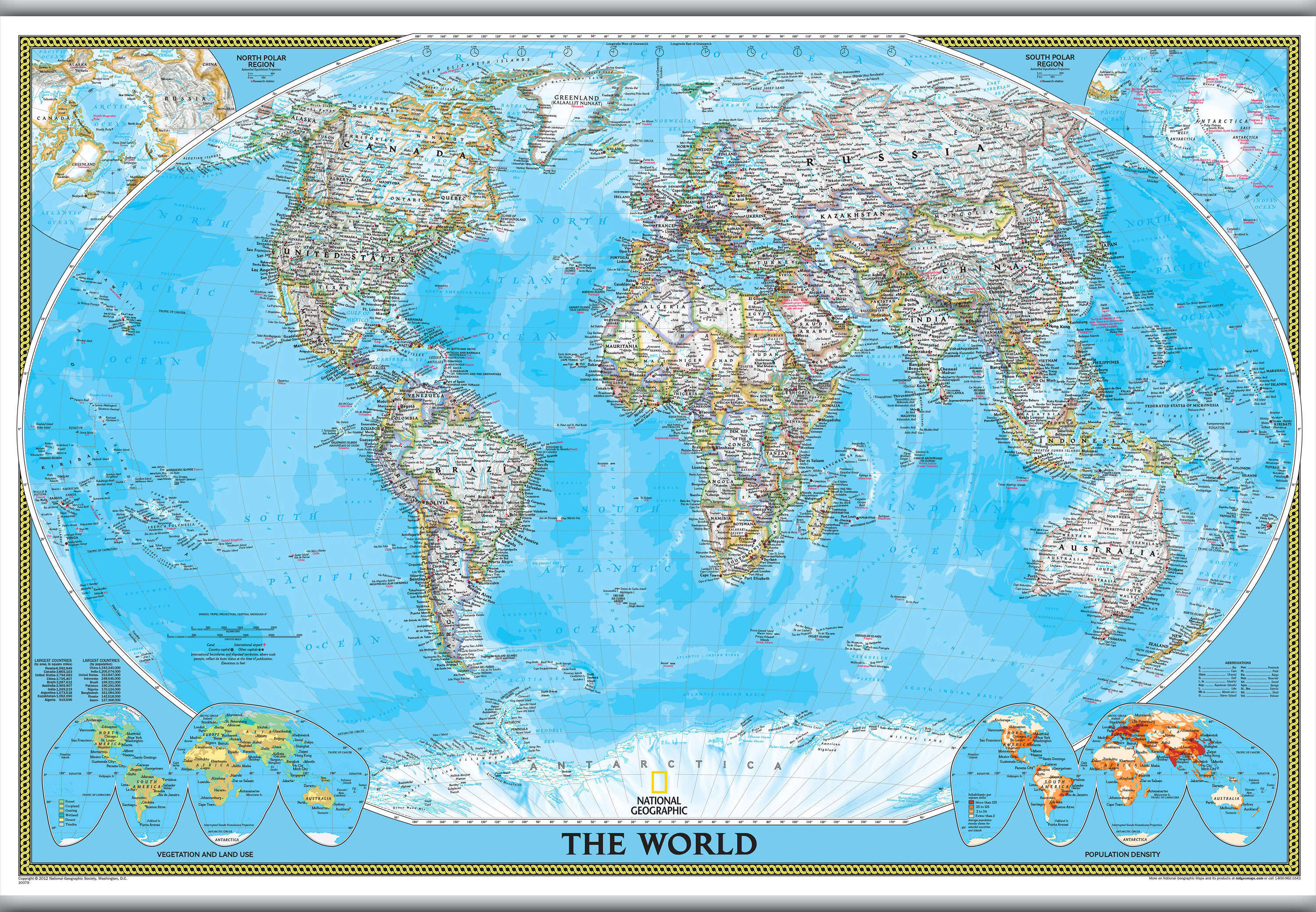 NG01093_L_CANHB - National Geographic World Classic Map
