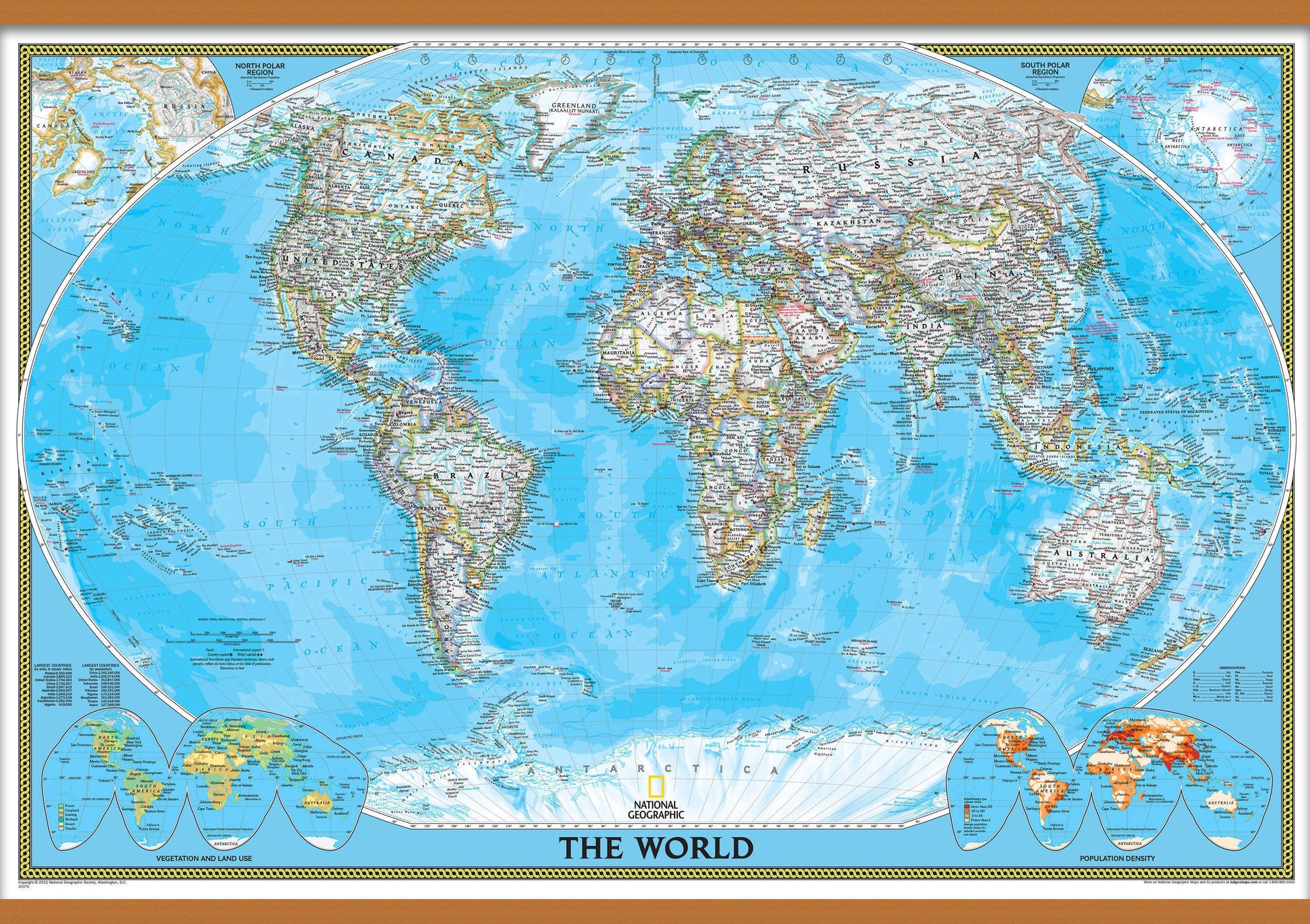 NG01093_L_LWDHB - National Geographic World Classic Map