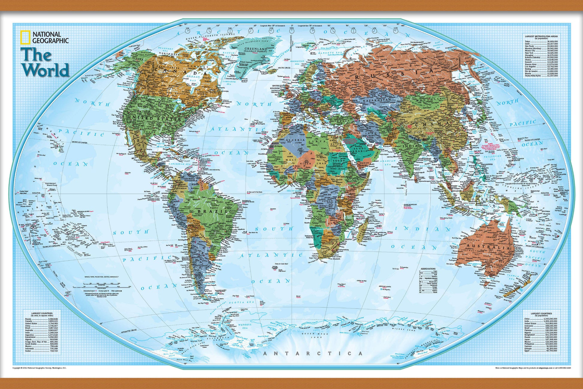 NG01099_L_LWDHB - National Geographic World Explorer Map