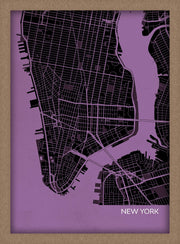 LS01553_3_WDOAK - New York City Street Map Print Mauve