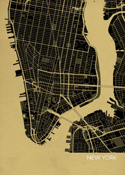 LS01562_4_MATTP - New York City Street Map Print Straw