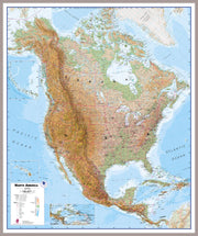 CT00411_H_LBDAL - North America Wall Map Physical