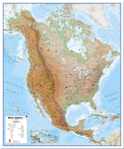 CT00411_L_LMBRD - North America Wall Map Physical