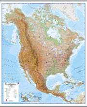 CT00411_L_CANHB - North America Wall Map Physical