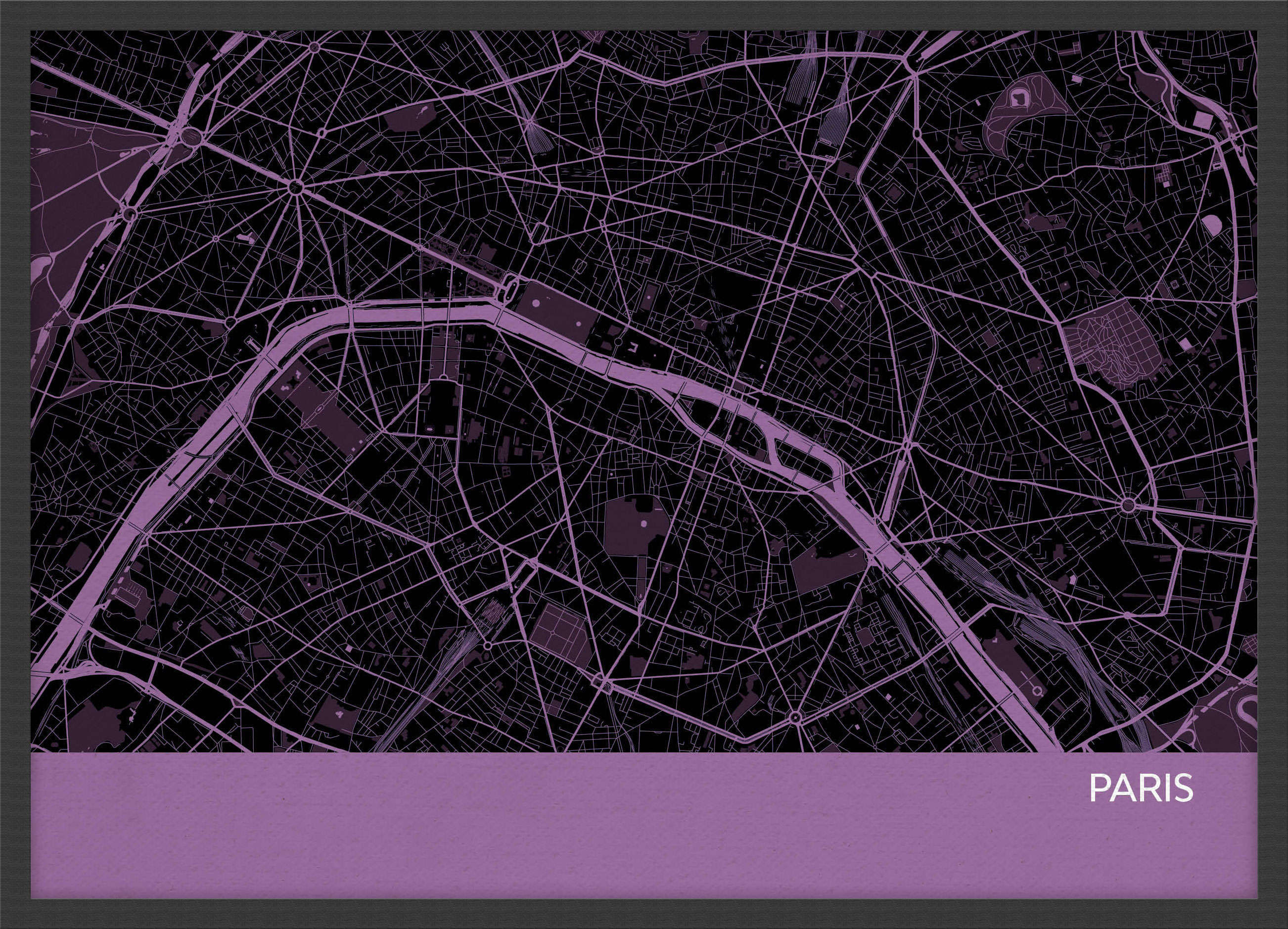 LS01557_3_WDBLA - Paris City Street Map Print Mauve