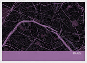 LS01557_S_WDWHI - Paris City Street Map Print Mauve