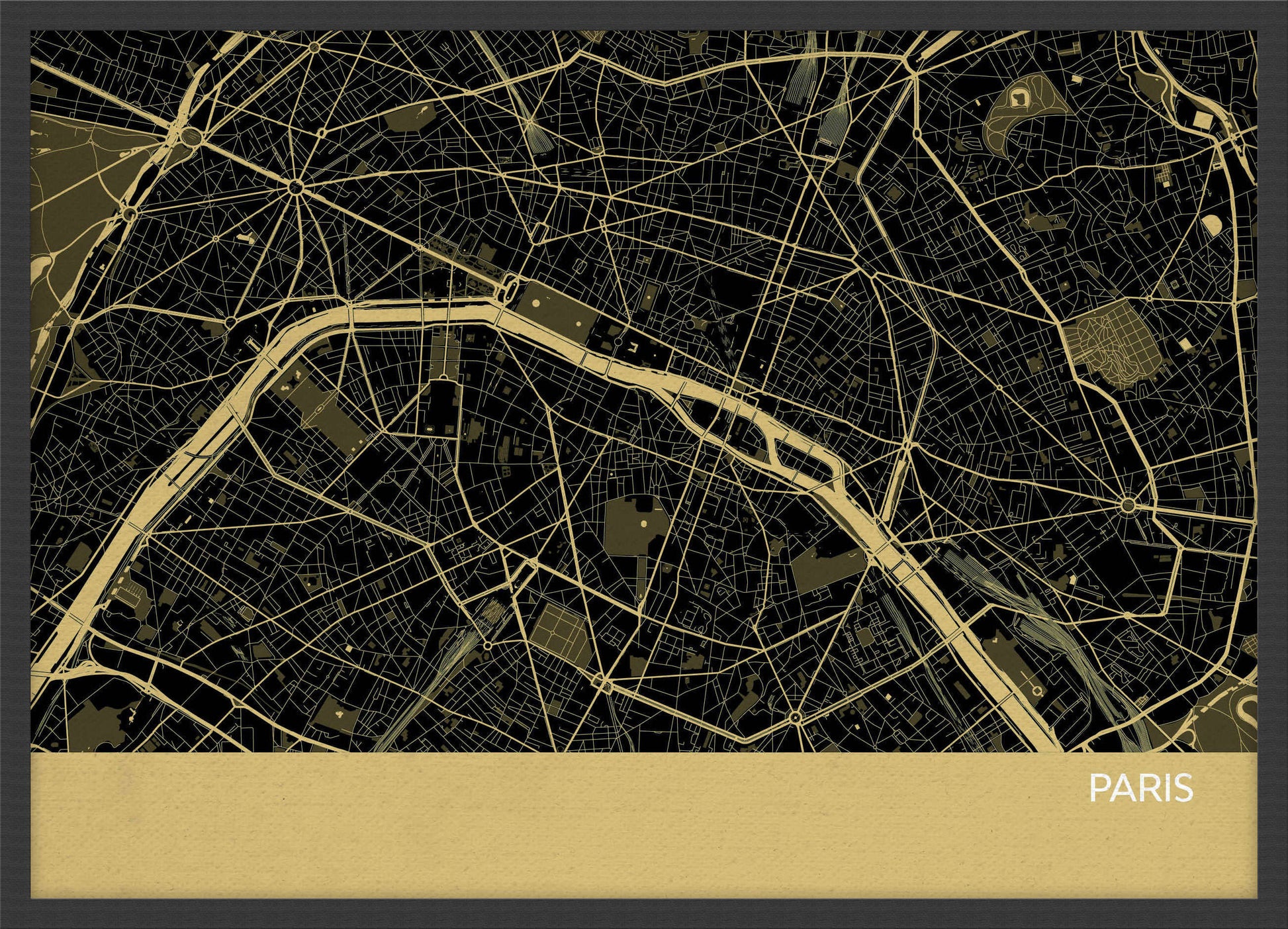 LS01566_S_WDBLA - Paris City Street Map Print Straw