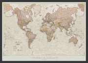 PS01164_M_BWBLA - Personalised Antique World Map