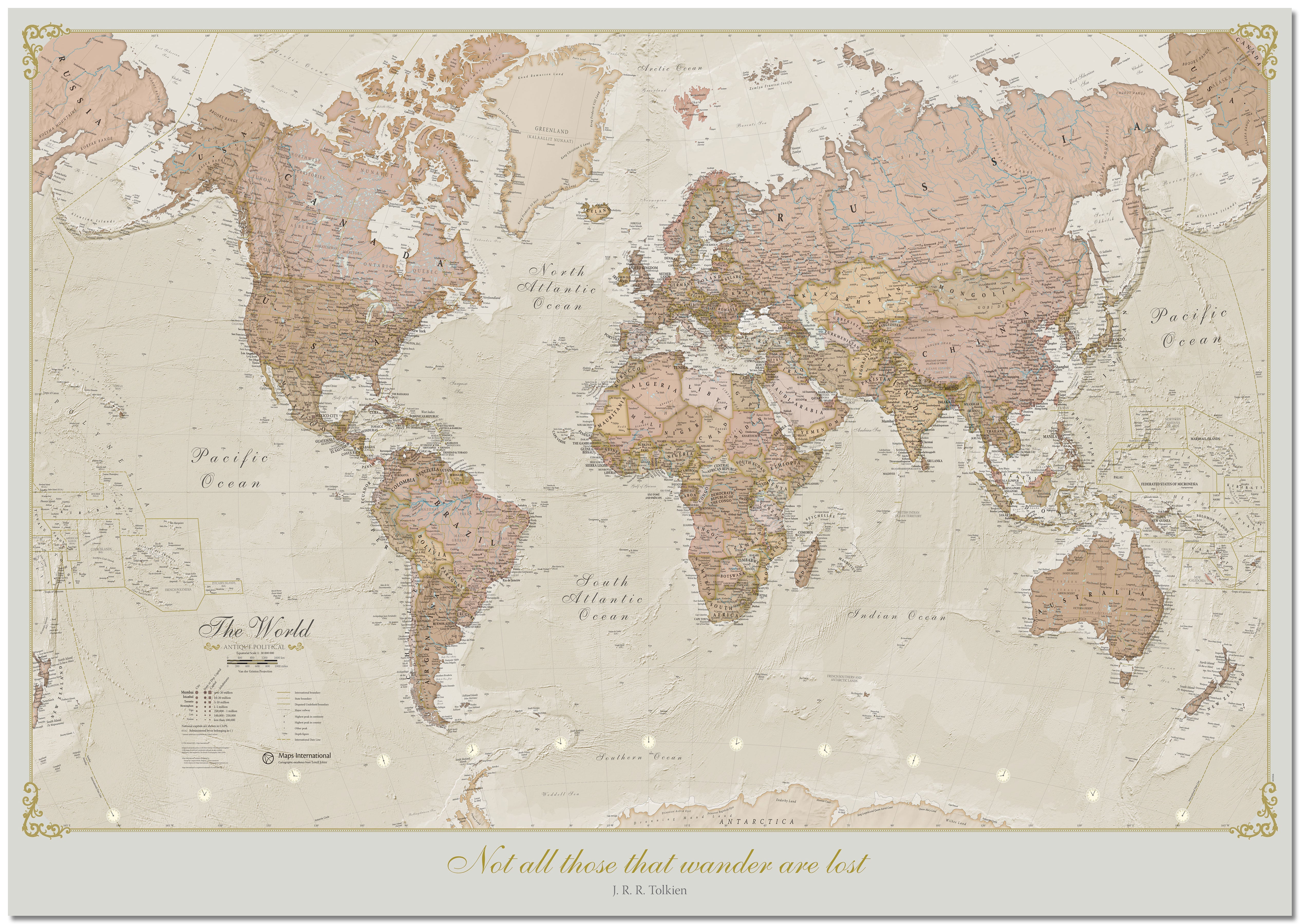 PS01164_L_LMBRD - Personalised Antique World Map